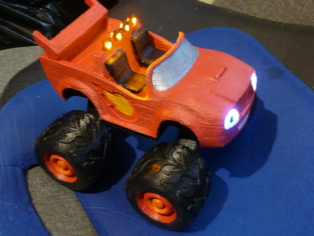 Blaze Monster Truck With Lights
