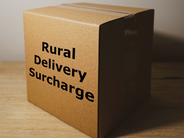 Shipping Rural Surcharge