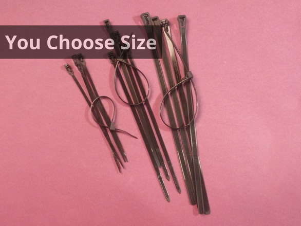 Reusable Cable Ties Nylon Zip Ties - 5 Pieces/Pack - CLEARANCE