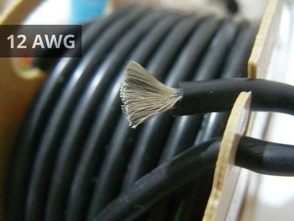 Black Silicone Wire 12AWG Per 50cm Super Flexible