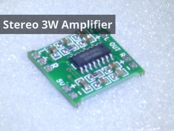 Stereo 3W Audio Amplifier Module