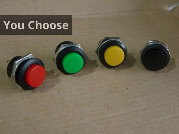 Momentary Push Button (16mm Hole Size)