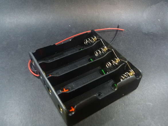 18650 (etc) 4 Cell Parallel Lithium Ion Holder