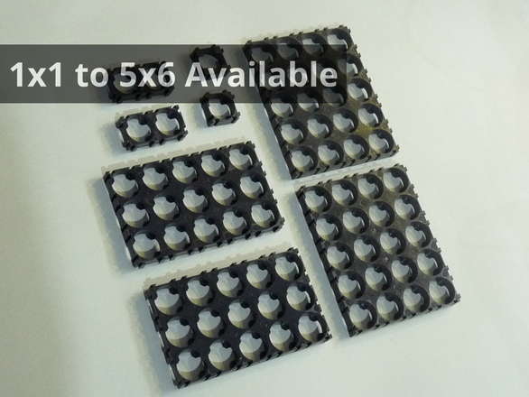 18650 DIY Battery Pack Construction Brackets Holders Frames