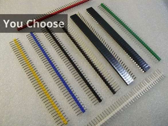 PCB Headers Through Hole Stock Up Pack - 5 Pieces Per Pack