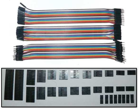 Dupont Wires Pack MM, MF, FF and Extra Housings