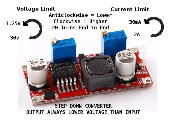 Constant Current/Voltage Step Down DC-DC Converter
