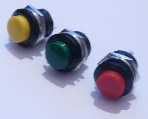 Momentary Push Button (16mm Hole Size)