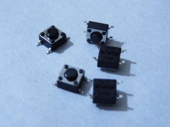 (5 of) Tact Switch Push Button, Surface Mount