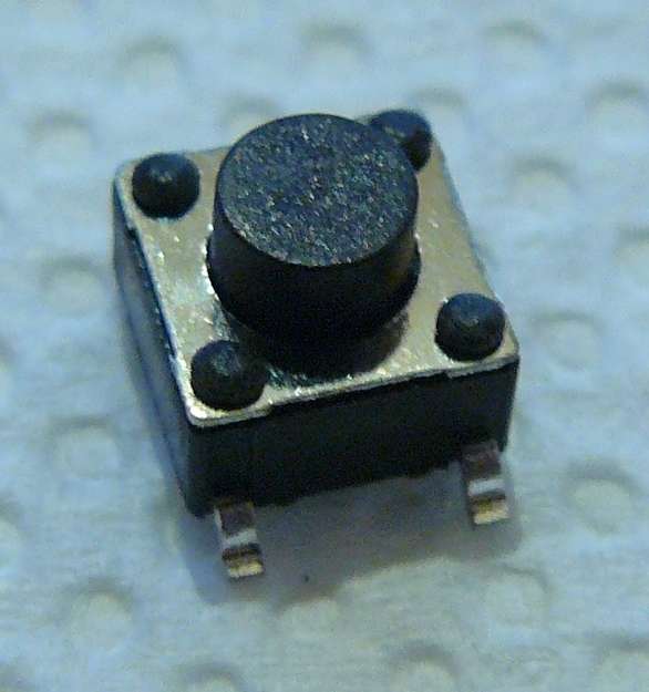 (5 of) Tact Switch Push Button, Surface Mount