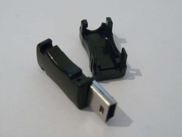 USB Mini-B Male Plug Solderable