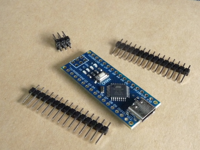 Arduino Nano Compatible, USB Built In (CH340), Blue, USB Type C - Buy ...