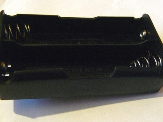 18650 (etc) 2 Cell Series Lithium Ion Holder