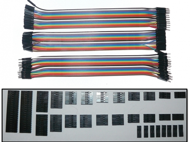 Dupont Wires Pack MM, MF, FF and Extra Housings