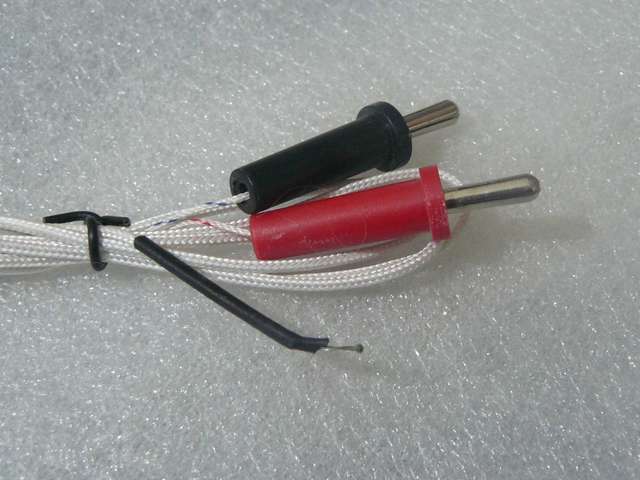 K-Type Thermocouple Temperature Sensor, Banana Plug Terminations