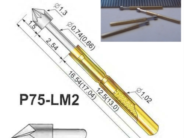 Large Head P75-LM2  (4 Pcs) Pogo Pins, Pogo Pin Sockets, 4pcs Pack, You Choose
