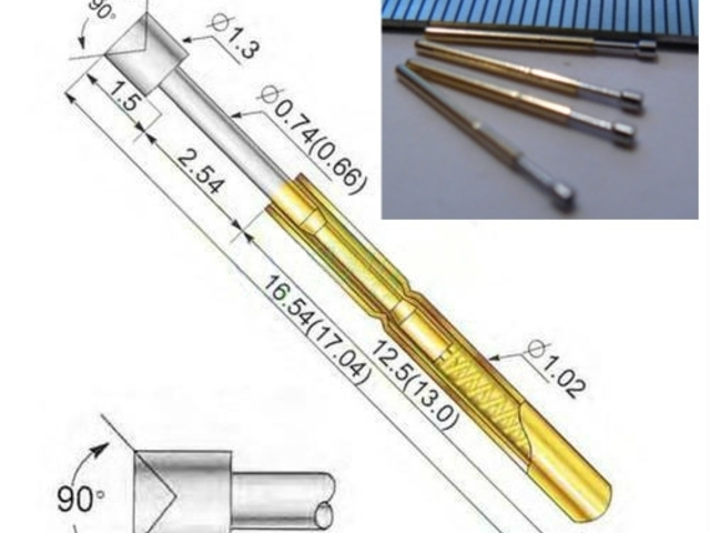 Concave P75-A2 (4 Pcs) Pogo Pins, Pogo Pin Sockets, 4pcs Pack, You Choose