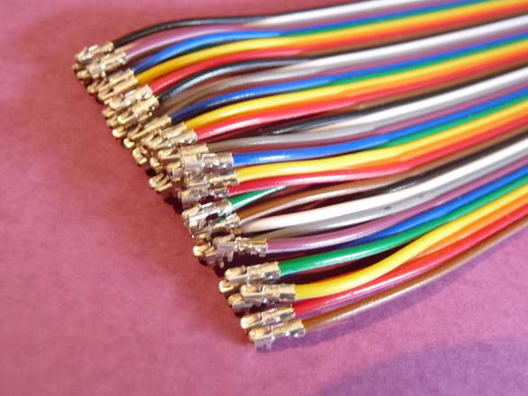 XH 2.5mm Pre Crimped WIres (40 Way), Single or Double Ended