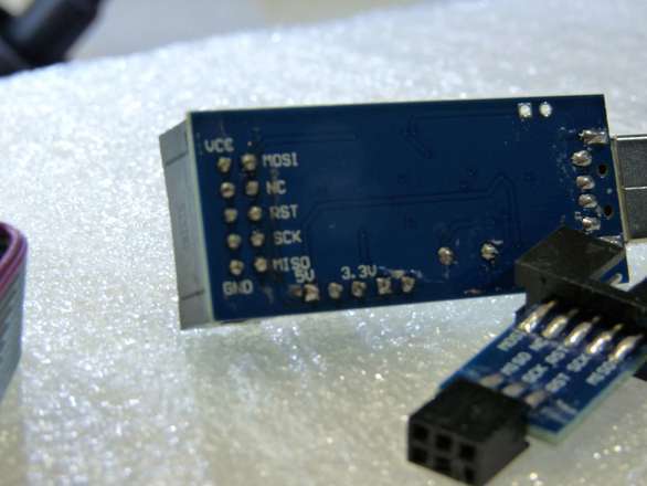 USBasp AVR Programmer with 10 to 6 pin Adapter + The Most Up To Date Firmware