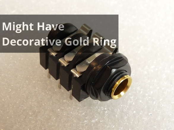 Might Have Decorative Gold Ring