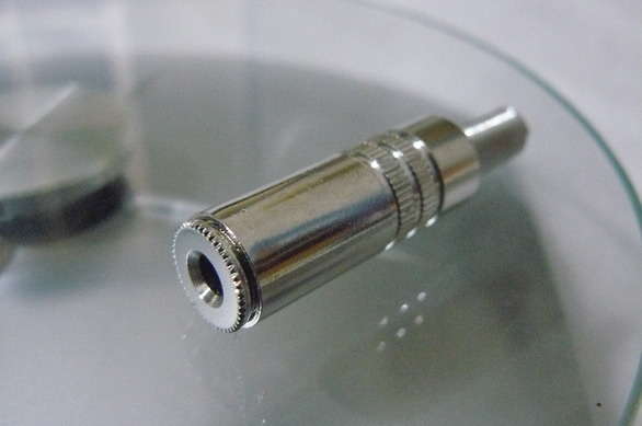 3.5mm Stereo Headphone Wire Line Cord Socket - Metal