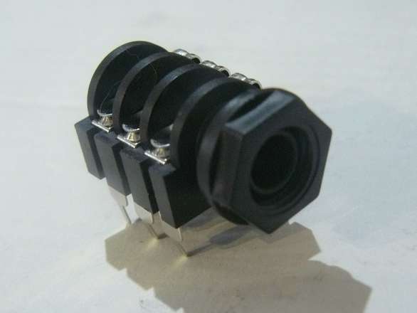 6.5mm (1/4 Inch, 6.35mm) Stereo Audio Headphone TRS Socket PCB/Panel