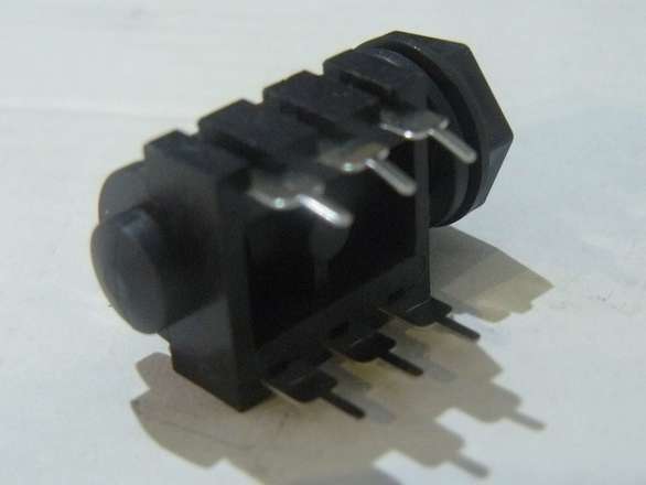 6.5mm (1/4 Inch, 6.35mm) Stereo Audio Headphone TRS Socket PCB/Panel