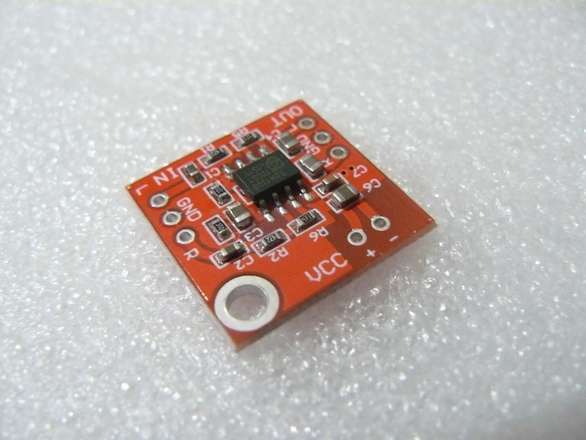 Stereo Headphone Driver Module (Headphone Amplifier / Preamp), Red