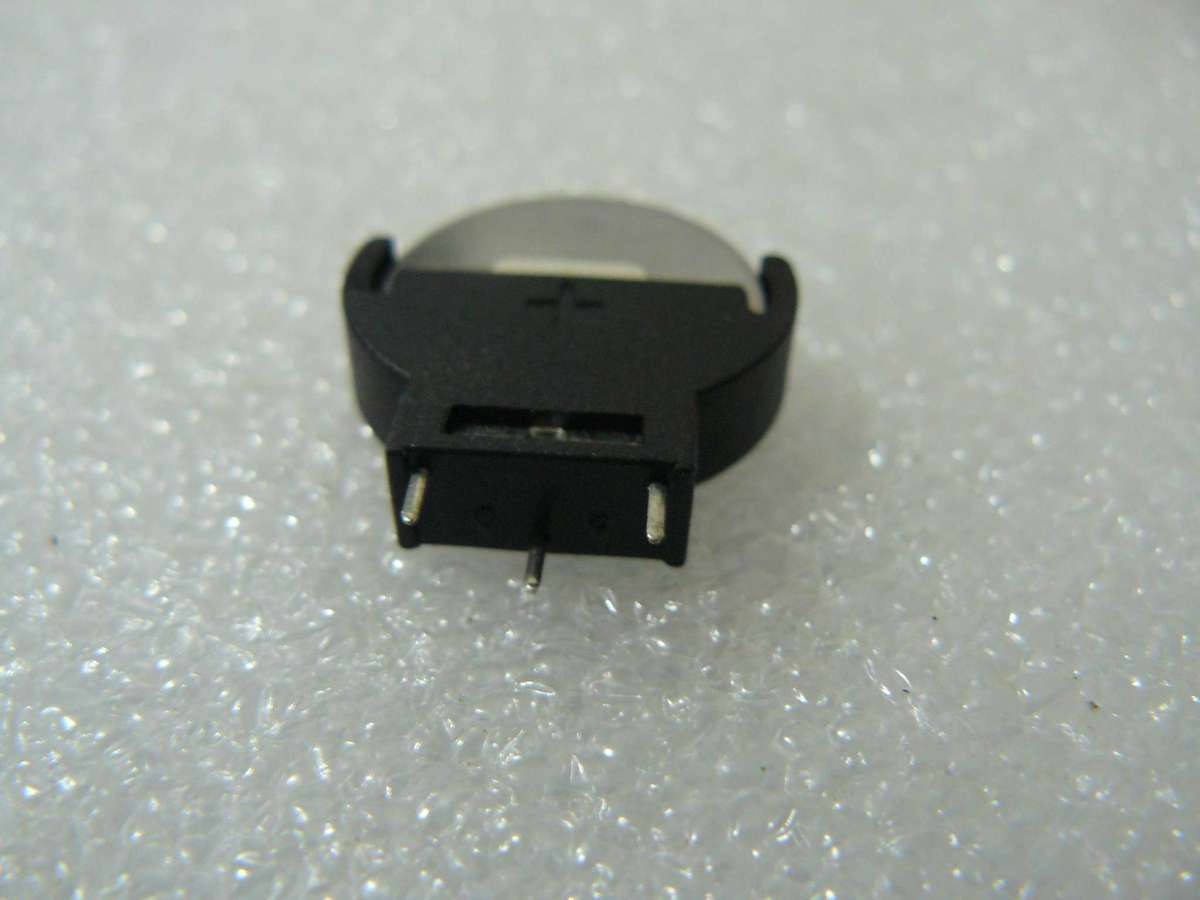 CR2032 (etc) Button Cell Vertical PCB Mount Holder Buy Battery