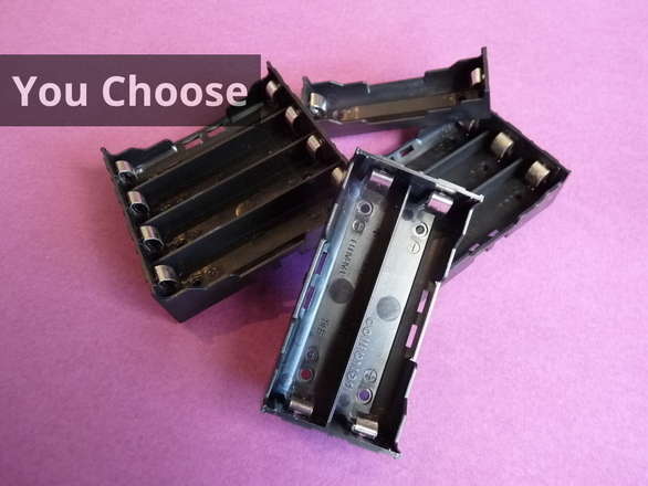 18650 Battery Cell Through Hole PCB Mount Cell Holder - You Choose