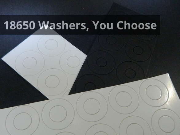18650 Insulator Washer Insulating Washer Paper Washer - 10 Pcs/Sheet