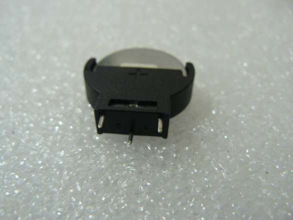 CR2032 (etc) Button Cell Vertical PCB Mount Holder