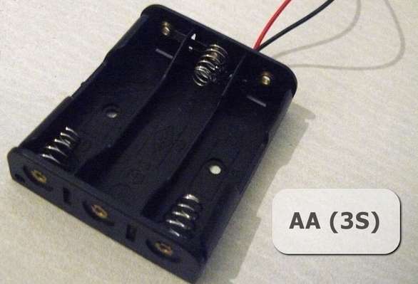 AA Battery 3 Cell Series Holder