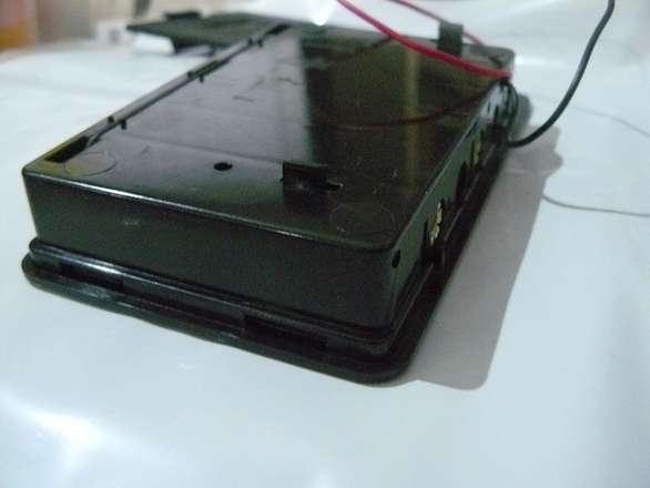 AA Battery 6 Cell Series Holder - Panel Mount With Door