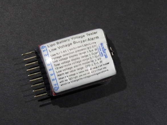Lithium Ion Lipo Battery Voltage Tester Alarm 1S to 8S