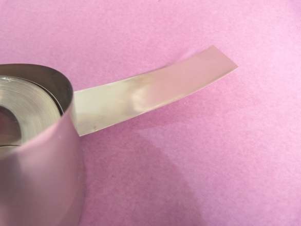 Pure Nickel Strip 20mm Wide, Per 50cm - Verified Not Plated!