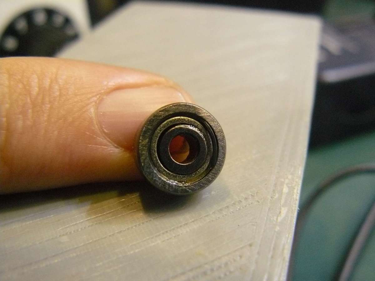 (2 of) 603ZZ 3mm (inside) roller bearing (3mm ID, 9mm OD, 5mm Thick