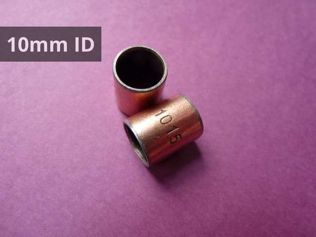 2pcs 10mm ID x 15mm Long (SF-1-1015) Self Lubricating Bushing/Bearings - 6mm 8mm 10mm  or 12mm ID