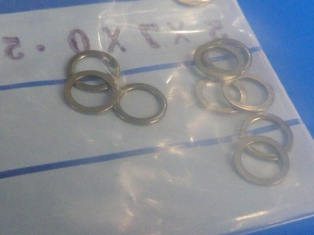 5x7mm - 0.5mm Thick Bearing Shim Washers