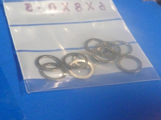6x8mm - 0.5mm Thick Bearing Shim Washers