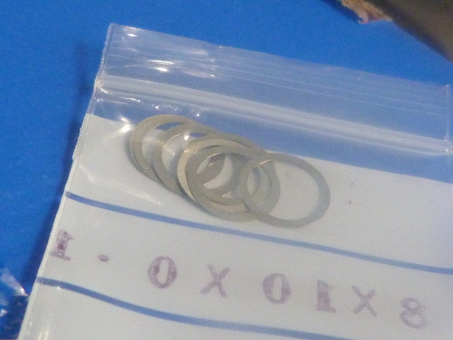 8x10mm - 0.1mm Thick Bearing Shim Washers