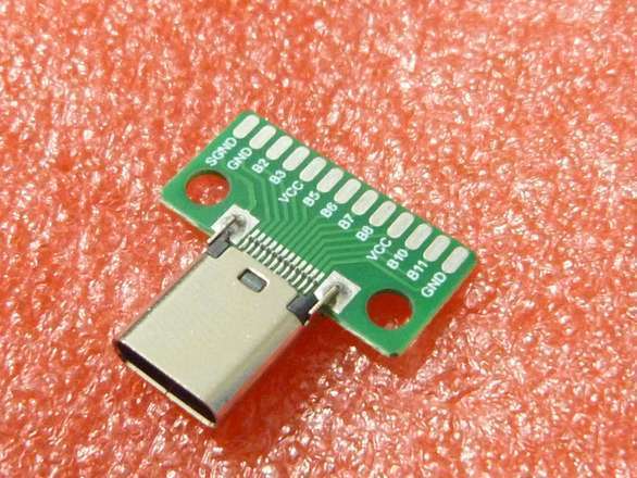 USB Type-C Female Socket Breakout Board