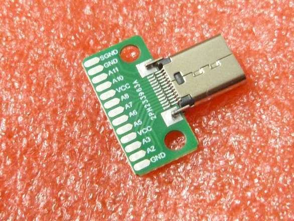 USB Type-C Female Socket Breakout Board