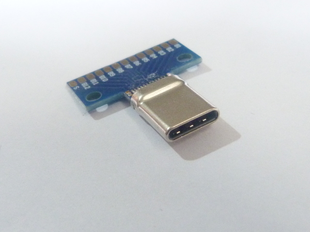 USB Type-C Male Plug Breakout Board