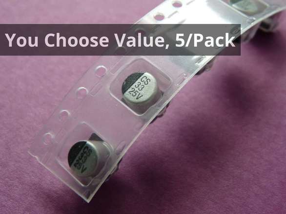 Electrolytic Capacitors, Surface Mount, You Choose Value