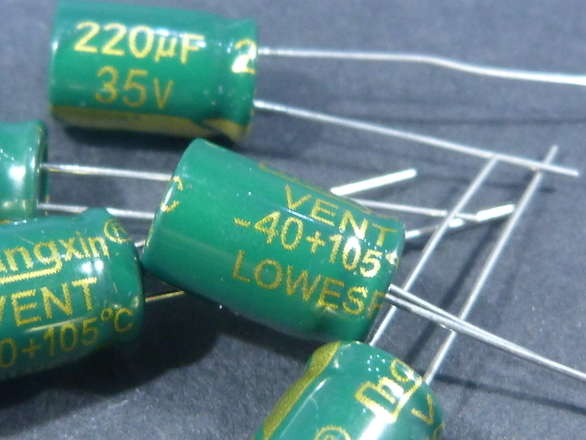 Electrolytic Capacitors, Through Hole Capacitor, You Choose Value