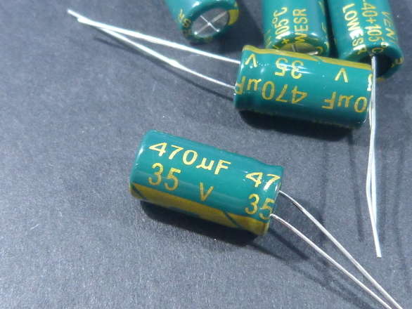 Electrolytic Capacitors, Through Hole Capacitor, You Choose Value