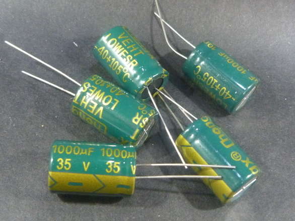 Electrolytic Capacitors, Through Hole Capacitor, You Choose Value