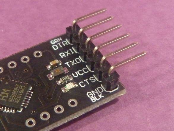 USB to Serial TTL Adapter aka FTDI Correct Pinout For Arduino Pro Mini - CH9102