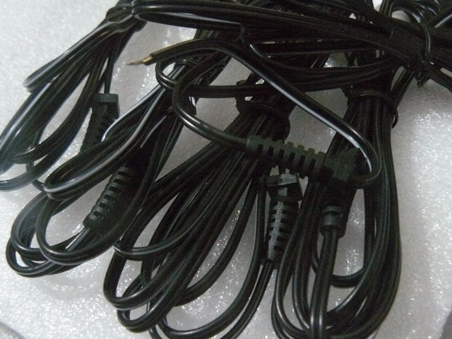 5 Pieces of Twin Wire With Moulded Chassis Strain Relief, 1.5-1.8m each